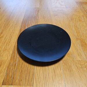 Black Metal Pillar Candle Holder Stand - Decorative Base